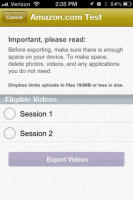 Export to Dropbox