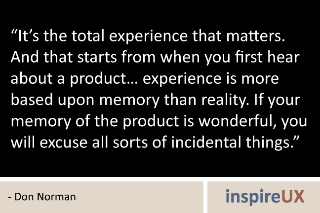 If your memory of the product is wonderful, you will excuse all sorts of 